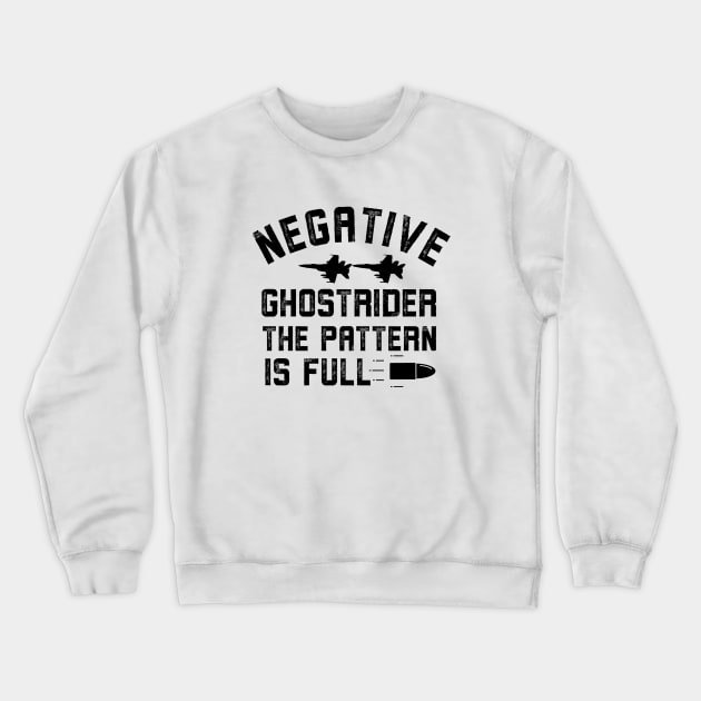 Negative ghost rider the pattern is full Crewneck Sweatshirt by Alennomacomicart